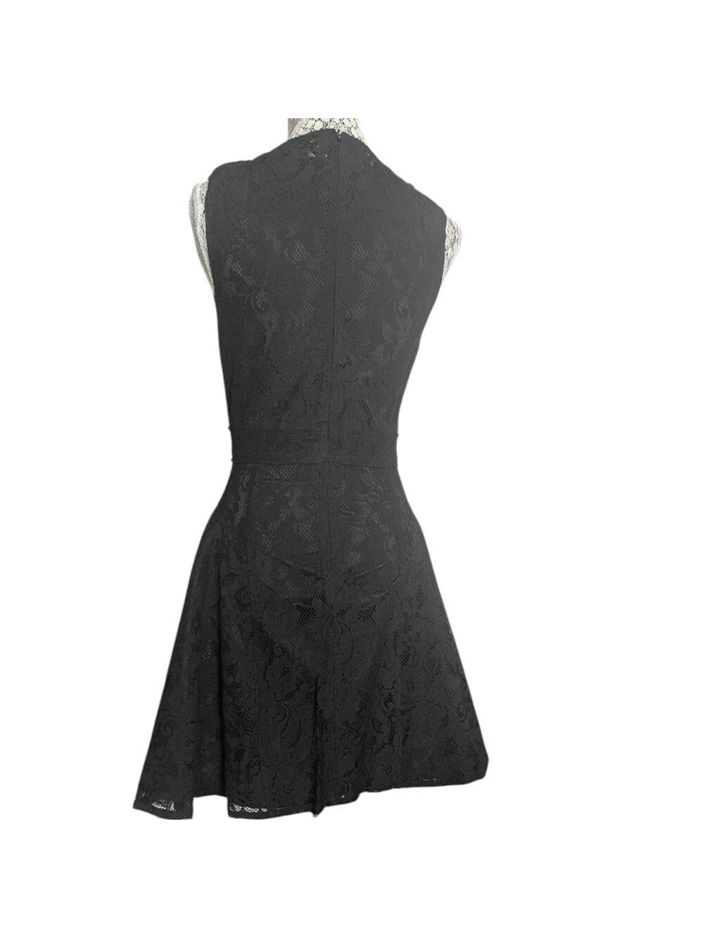 Zac Poison Z Spoke Black Lace Dress - Picture 2 of 13